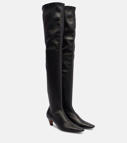 Arizona 50 leather over-the-knee boots - Khaite - Modalova