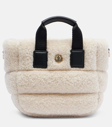 Moncler Borsa Caradoc Mini in teddy - Moncler - Modalova
