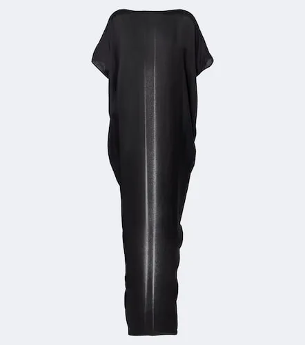 Abito lungo Dagger in raso con stampa - Rick Owens - Modalova