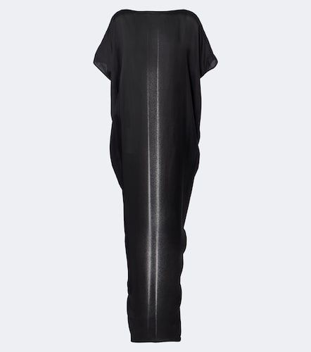 Vestido largo Dagger de satén estampado - Rick Owens - Modalova