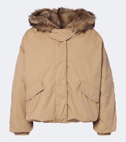 Moncler Piumino con shearling - Moncler - Modalova