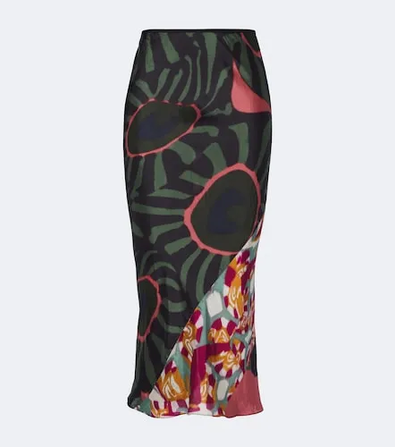 Falda midi estampada - Dries Van Noten - Modalova