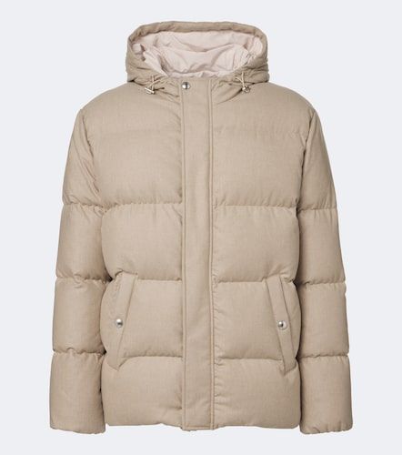 Chaqueta acolchada de lana, seda y cachemir - Eleventy - Modalova