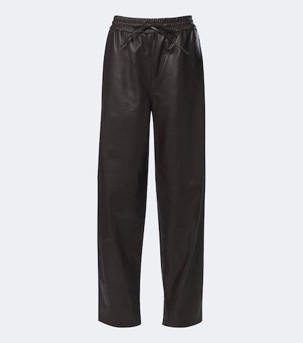 Pantaloni Nat barrel in pelle - Joseph - Modalova