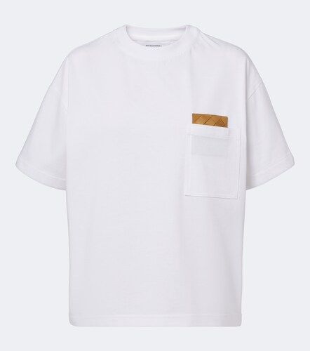 Camiseta de jersey de algodón Intrecciato - Bottega Veneta - Modalova