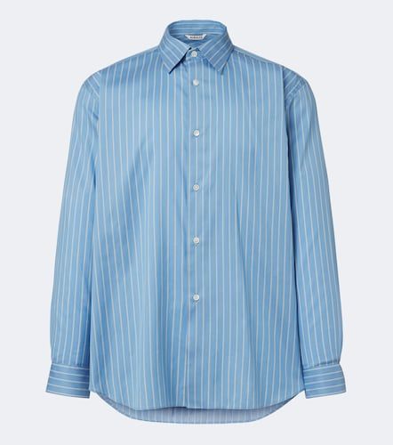 Camicia in cotone e seta a righe - Auralee - Modalova