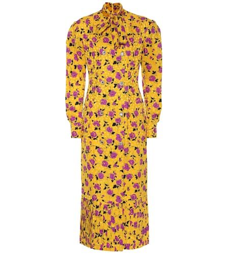 Floral silk jacquard midi dress - Alessandra Rich - Modalova