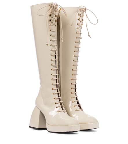 Bulla Ward patent leather knee-high boots - Nodaleto - Modalova