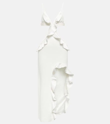 Abito midi asimmetrico con cut-out - David Koma - Modalova