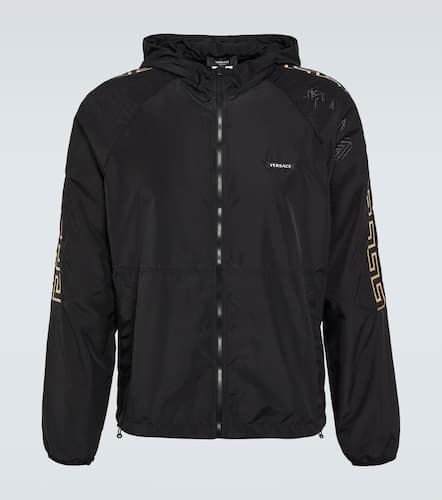 Chaqueta deportiva Greca de nylon - Versace - Modalova