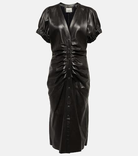 Carly leather midi dress - Isabel Marant - Modalova