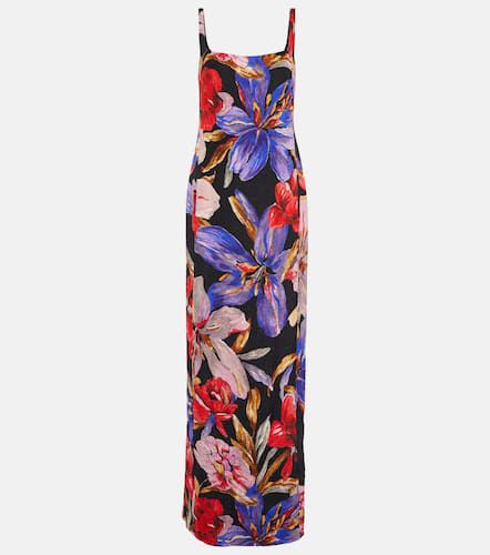 Floral silk-blend maxi dress - Dries Van Noten - Modalova