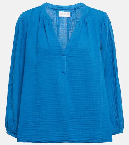 Blusa Maggie in garza di cotone - Velvet - Modalova