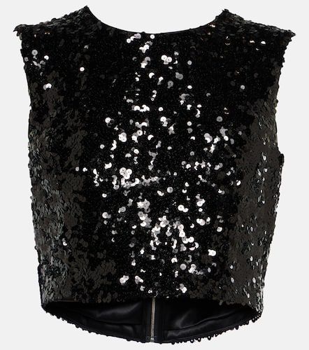 Dolce&Gabbana Sequined crop top - Dolce&Gabbana - Modalova