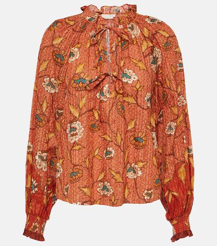 Kaitlyn floral cotton-blend blouse - Ulla Johnson - Modalova