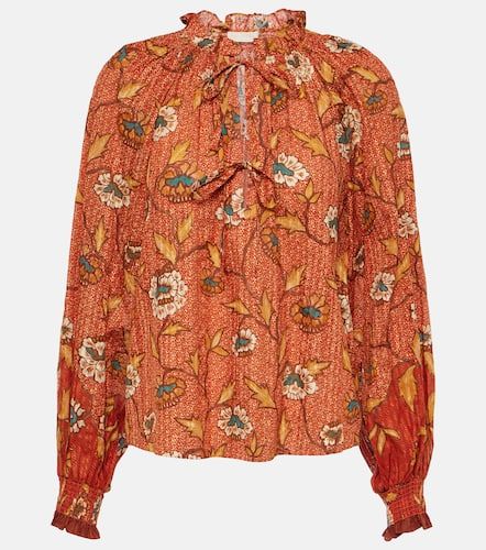 Kaitlyn floral cotton-blend blouse - Ulla Johnson - Modalova