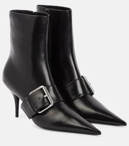 Knife 80 leather ankle boots - Balenciaga - Modalova