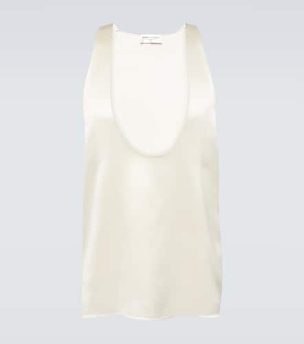 Saint Laurent Top aus Seidensatin - Saint Laurent - Modalova