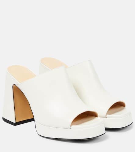 Alba 90 platform leather mules - Souliers Martinez - Modalova