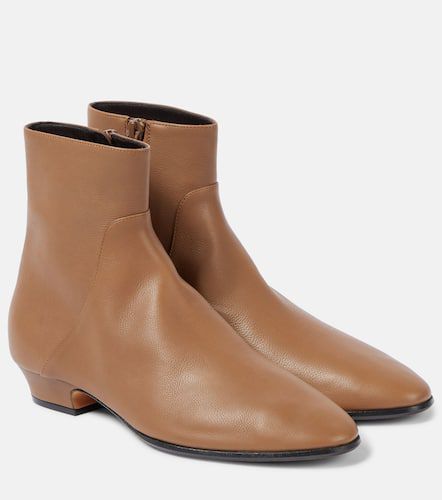 The Row Awar 25 leather ankle boots - The Row - Modalova