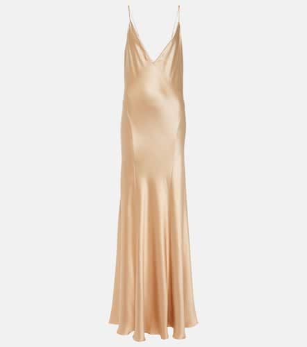 Saint Laurent Silk satin gown - Saint Laurent - Modalova