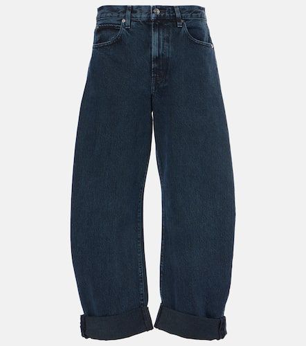 Bubble high-rise barrel-leg jeans - Frame - Modalova