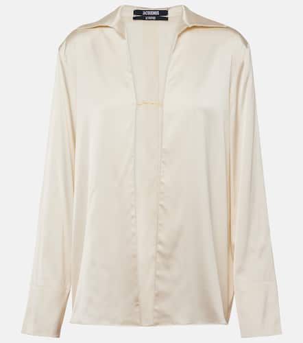 La Chemise Notte satin top - Jacquemus - Modalova