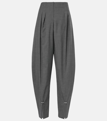 Mugler Wool barrel-leg pants - Mugler - Modalova