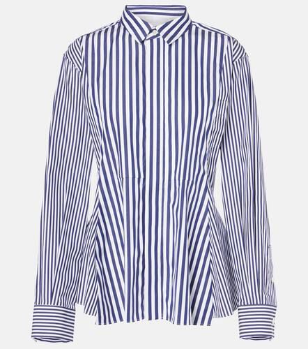 Sacai Striped peplum cotton shirt - Sacai - Modalova