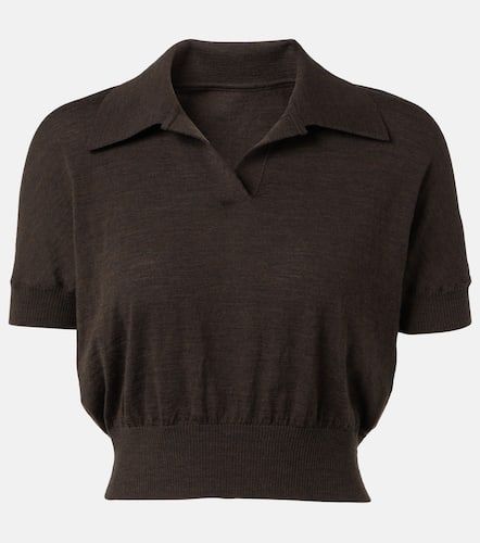 Morgane wool-blend polo shirt - Khaite - Modalova