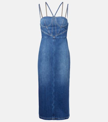 Nensi Dojaka Denim corset dress - Nensi Dojaka - Modalova