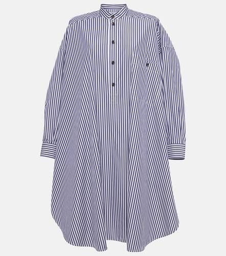 Striped cotton poplin shirt dress - Bottega Veneta - Modalova