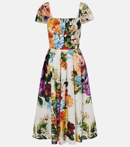 Midikleid aus Baumwolle - Dolce&Gabbana - Modalova