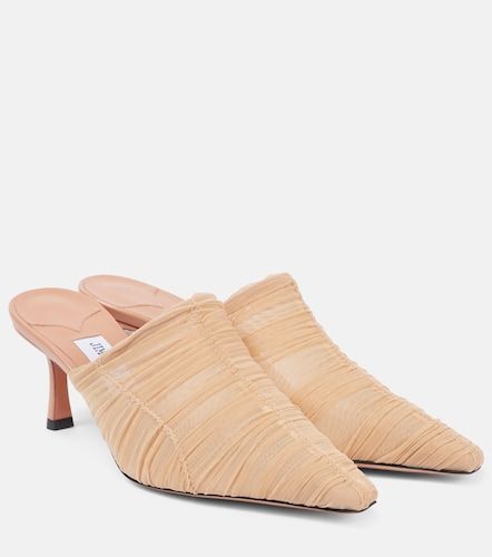 Lotta 65 ruched tulle mules - Jimmy Choo - Modalova