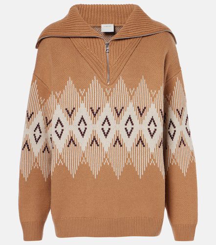 Heidi wool-blend jacquard half-zip sweater - Varley - Modalova