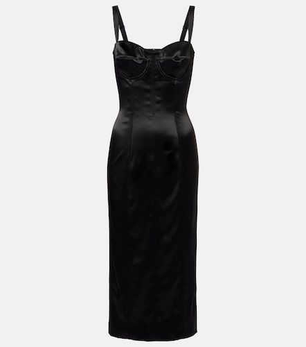 Dolce&Gabbana Abito bustier in raso - Dolce&Gabbana - Modalova