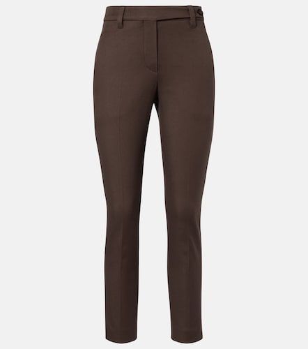 Pantaloni slim Monili in misto cotone - Brunello Cucinelli - Modalova
