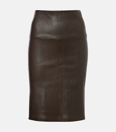 Stouls Gin leather midi skirt - Stouls - Modalova