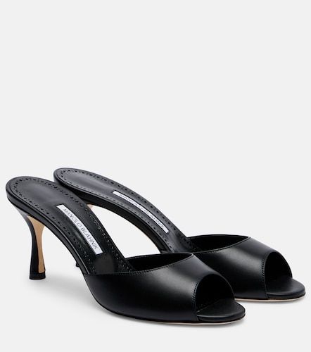 Jada 70 leather mules - Manolo Blahnik - Modalova
