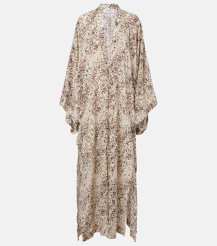 Vestido de playa de algodón estampado - The Attico - Modalova