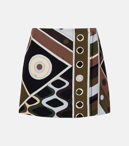 Falda envolvente Vivara de lana virgen estampada - Pucci - Modalova