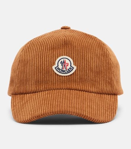 Cappello da baseball in velluto a coste - Moncler - Modalova
