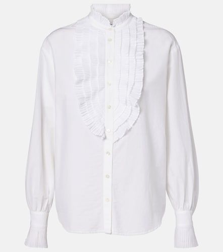Blusa de algodón y seda con volantes - Polo Ralph Lauren - Modalova