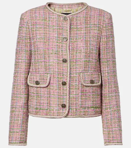 Checked cotton-blend tweed jacket - Etro - Modalova