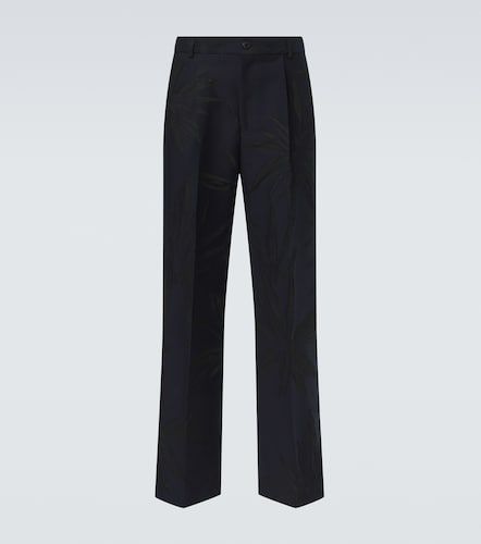 Pantaloni regular in misto cotone - Dries Van Noten - Modalova
