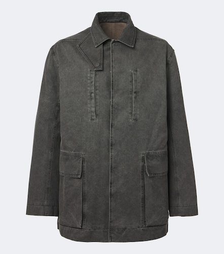 Giacca in canvas di cotone spalmato - Rick Owens - Modalova