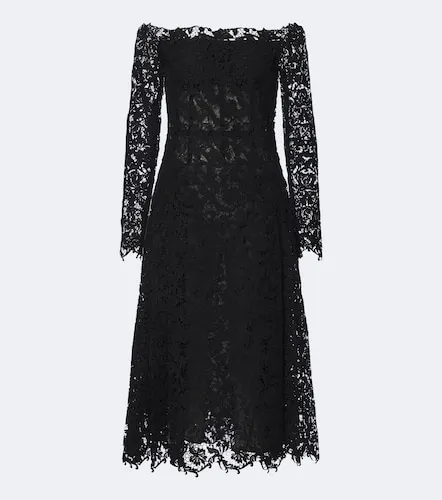 Off-shoulder lace bustier dress - Fendi - Modalova