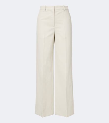 Pantalones rectos Mitae de sarga de algodón y lino - Joseph - Modalova