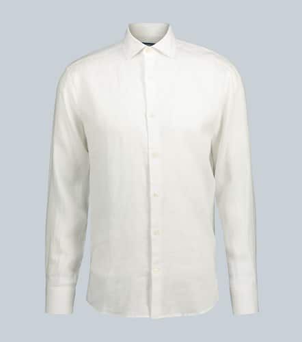 Antonio long-sleeved linen shirt - Frescobol Carioca - Modalova