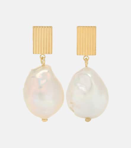 Barroco 9kt and pearl earrings - Aliita - Modalova